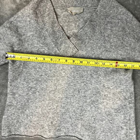 Everlane Wool Sweater Womens XS V Neck Gray Minimalist Preppy Classy - Picture 6 of 9